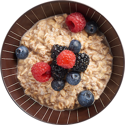 Chilled Mixed Berry Oatmeal