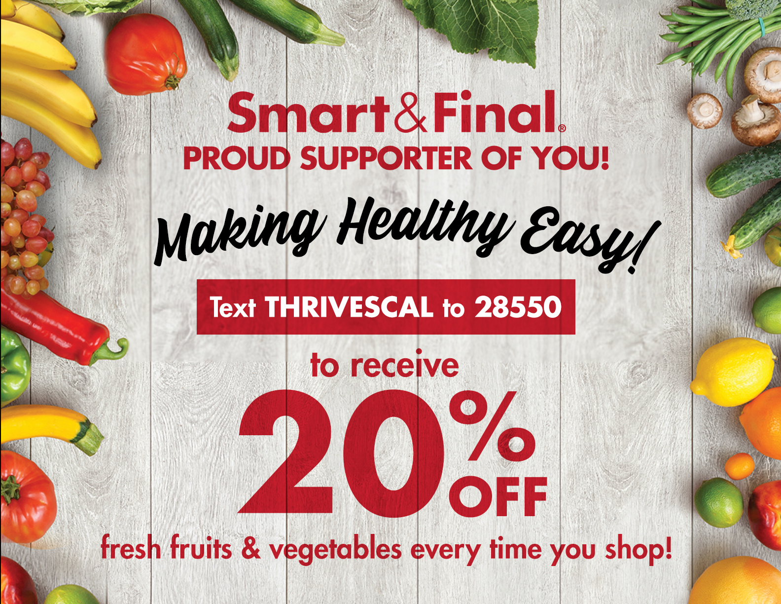 Discounted Fruit and Vegetable Program